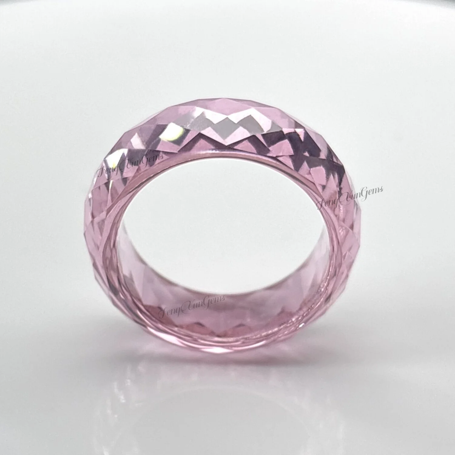 Cubic Zirconia synthetic Gemstone Round Facets/Plain Ring Pink Proposal Engagement Wedding Anniversary Gift High Quality
Cubic Zirconia synthetic Gemstone Round Facets/Plain Ring Pink Proposal Engagement Wedding Anniversary Gift High Quality