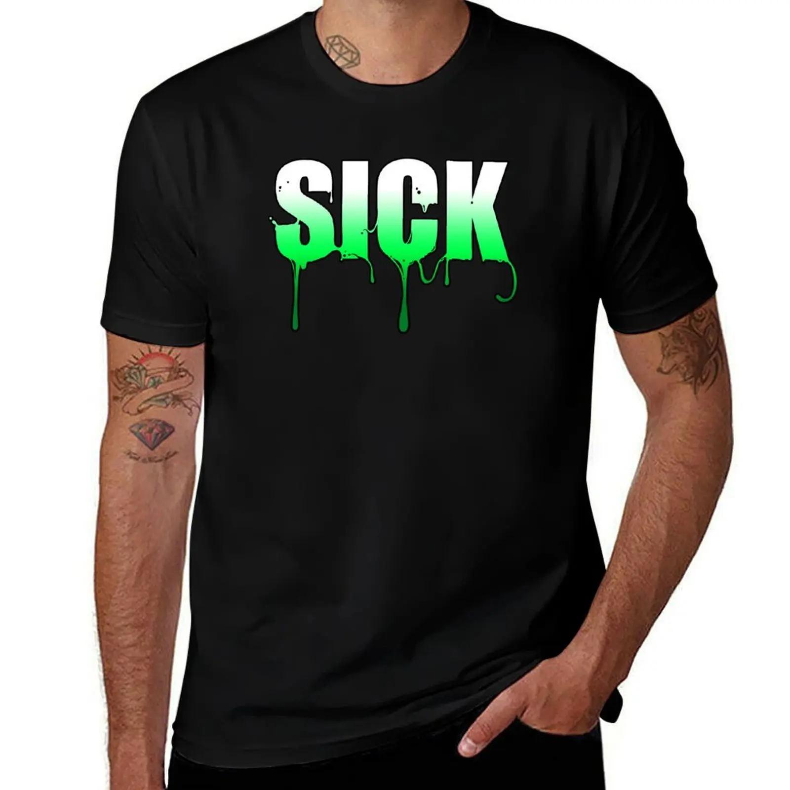 SICK Green and White T-Shirt T-shirts oversize customs blue lock vintage clothes plain t shirts men
SICK Green and White T-Shirt T-shirts oversize customs blue lock vintage clothes plain t shirts men