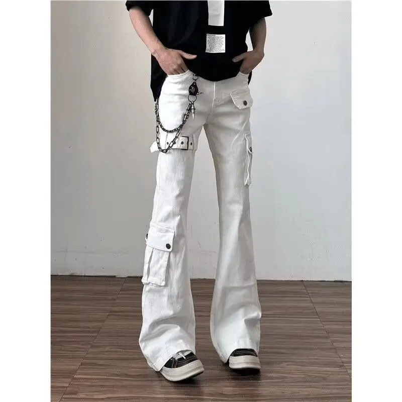 White Bell Bot Jeans Men's Cleanfit American High Street Sle Workwear Pants Tight Fit Cotton Polyester Blend Winter Wear
White Bell Bot Jeans Men's Cleanfit American High Street Sle Workwear Pants Tight Fit Cotton Polyester Blend Winter Wear