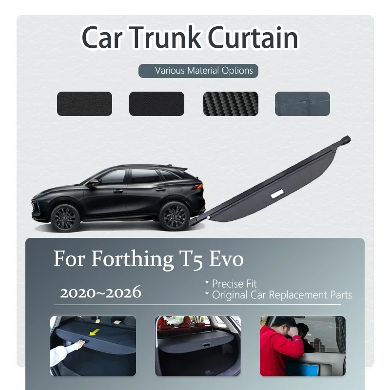 Автомобильная занавеска для багажника DFSK Forthing T5 Evo Forthing 5 пятница EV 2022 ~ 2026 выдвижная стойка для хранения разделительные крышки аксессуары
Автомобильная занавеска для багажника DFSK Forthing T5 Evo Forthing 5 пятница EV 2022 ~ 2026 выдвижная стойка для хранения разделительные крышки аксессуары