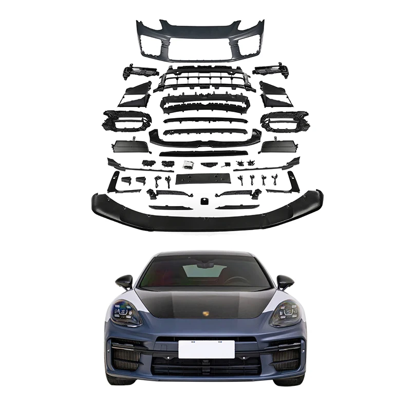 For Porsches 2017-2023Panamera 971 Upgrade 2025 976 Body Kit Turbo Front Bumper Assembly Including bar Lights but Not Headlights
For Porsches 2017-2023Panamera 971 Upgrade 2025 976 Body Kit Turbo Front Bumper Assembly Including bar Lights but Not Headlights