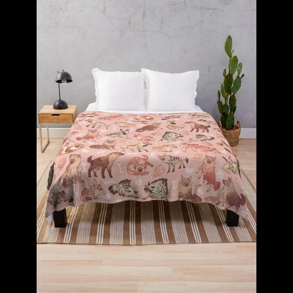 Hyenas in Milky Strawberry Throw Blanket Soft Cozy Plush Blanket for Sofa Bed Travel Cute Animal Design Lightweight Blanket
Hyenas in Milky Strawberry Throw Blanket Soft Cozy Plush Blanket for Sofa Bed Travel Cute Animal Design Lightweight Blanket