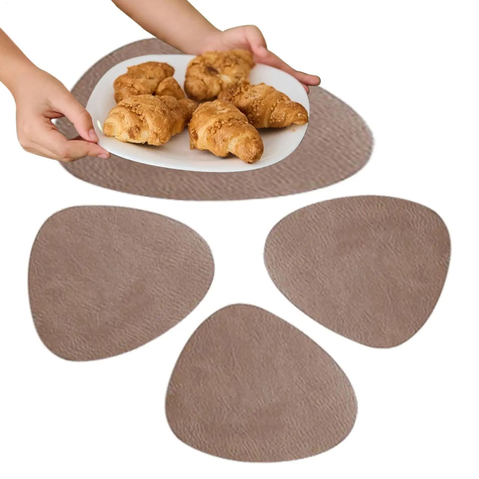 Place Mats for Dining Tables Leather Dinner Placemat Table Plate Mat 4 Pieces Heat-Resistant Home Decor for Indoor Outdoor
Place Mats for Dining Tables Leather Dinner Placemat Table Plate Mat 4 Pieces Heat-Resistant Home Decor for Indoor Outdoor