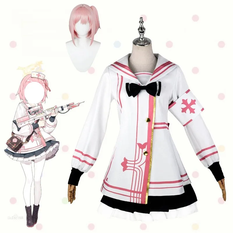 Anime Game Sumi Serina Cosplay Costume Nurse Uniform Dress Wig Suit for Women Halloween Carnival Party Roleplay Outfits
Anime Game Sumi Serina Cosplay Costume Nurse Uniform Dress Wig Suit for Women Halloween Carnival Party Roleplay Outfits