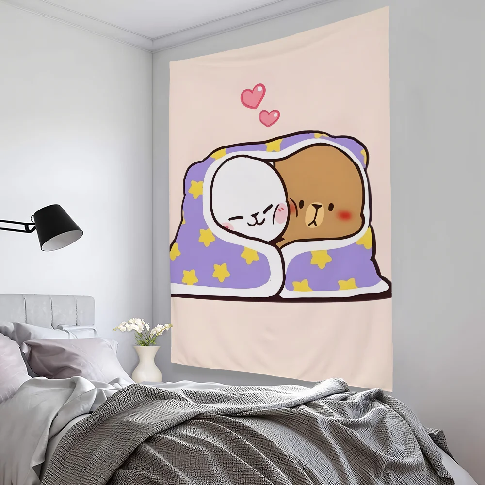 M-Milk And M-Mocha Bear Tapestry Bedroom Living Bar Garden Outdoor Microfiber Festival Decoration Background Art Banner
M-Milk And M-Mocha Bear Tapestry Bedroom Living Bar Garden Outdoor Microfiber Festival Decoration Background Art Banner