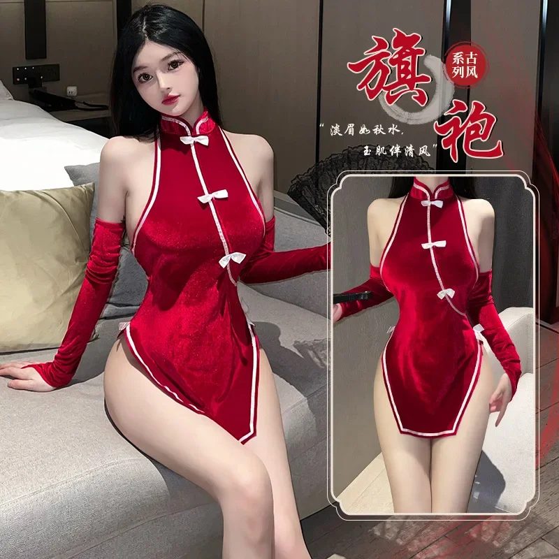 Ретро Cheongsam униформа китайское коммерческое высокое сидение Qipao BabyDoll сексуальное женское белье Passion эротическое платье платье для косплея
Ретро Cheongsam униформа китайское коммерческое высокое сидение Qipao BabyDoll сексуальное женское белье Passion эротическое платье платье для косплея