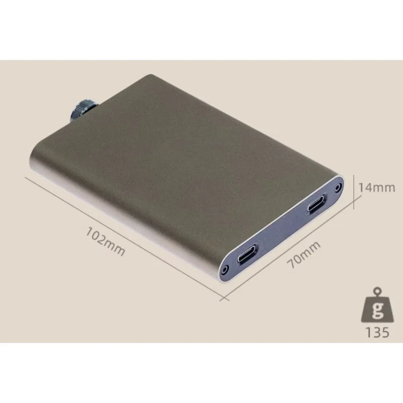 Portable Audiophile HiFi DAC Decoder, Balanced Headphone Amplifier For Mobile Phone Music Playback
Portable Audiophile HiFi DAC Decoder, Balanced Headphone Amplifier For Mobile Phone Music Playback