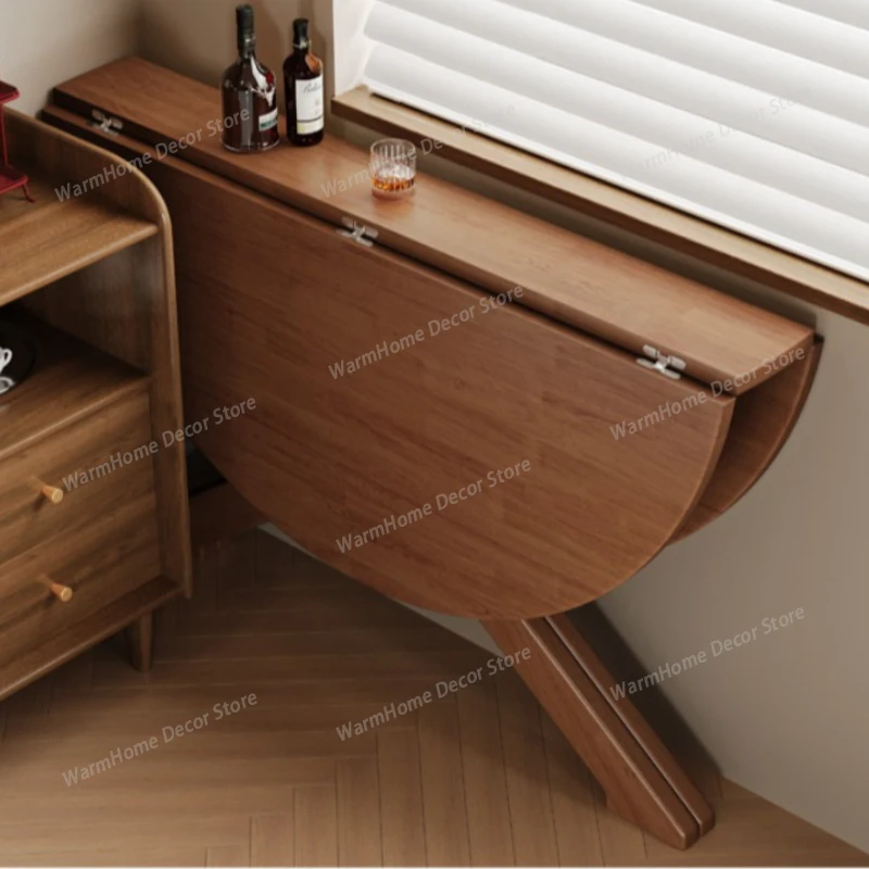 New Chinese-style Solid Wood Folding Round Table and Chairs - Compact Space-Saving Dining Set Small Apartments Furniture
New Chinese-style Solid Wood Folding Round Table and Chairs - Compact Space-Saving Dining Set Small Apartments Furniture