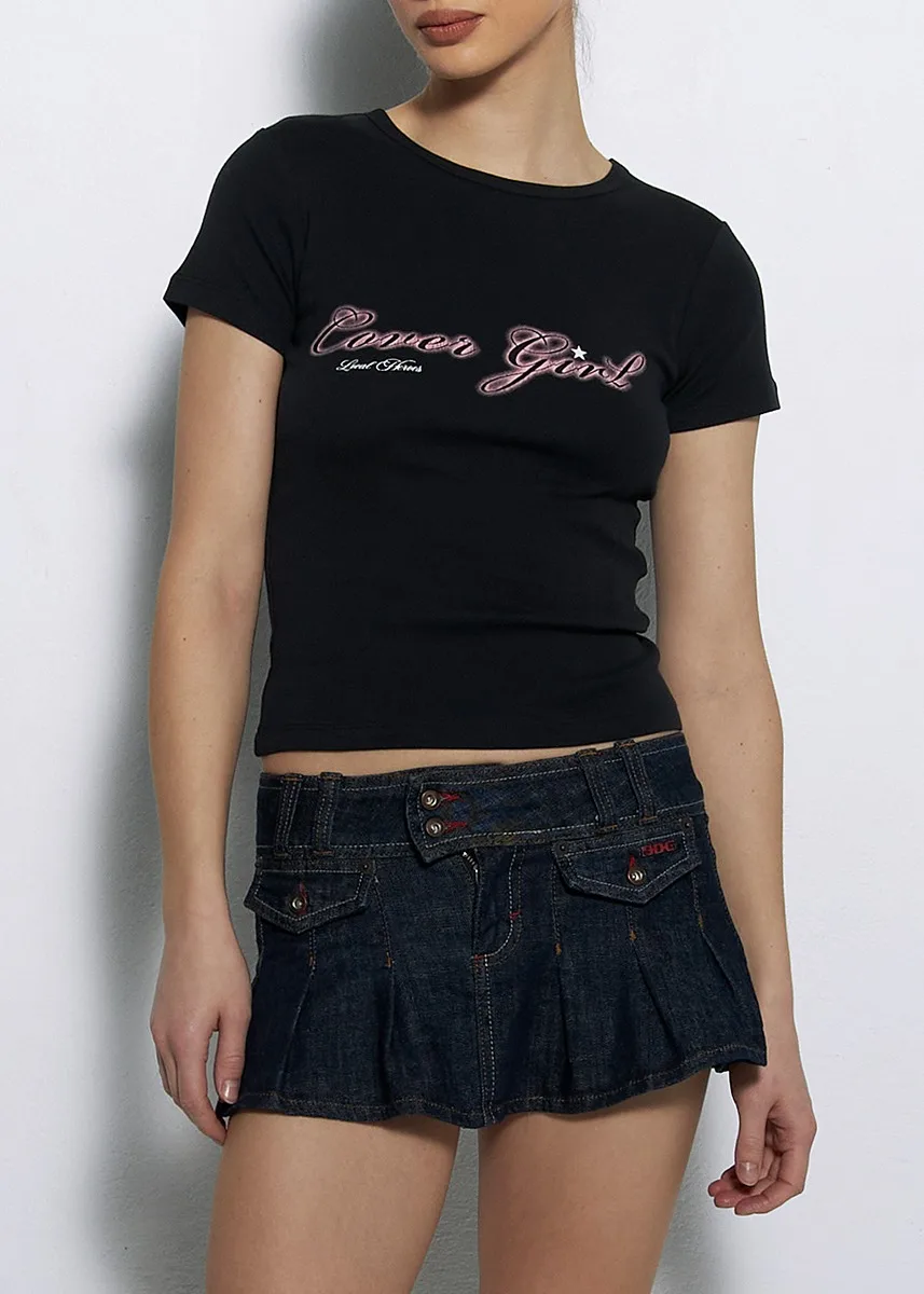 Футболка TOP COVER GIRL из чистого хлопка, высококачественная летняя футболка с короткими рукавами и новым принтом для пар, свободная и универсальная, модная
Футболка TOP COVER GIRL из чистого хлопка, высококачественная летняя футболка с короткими рукавами и новым принтом для пар, свободная и универсальная, модная