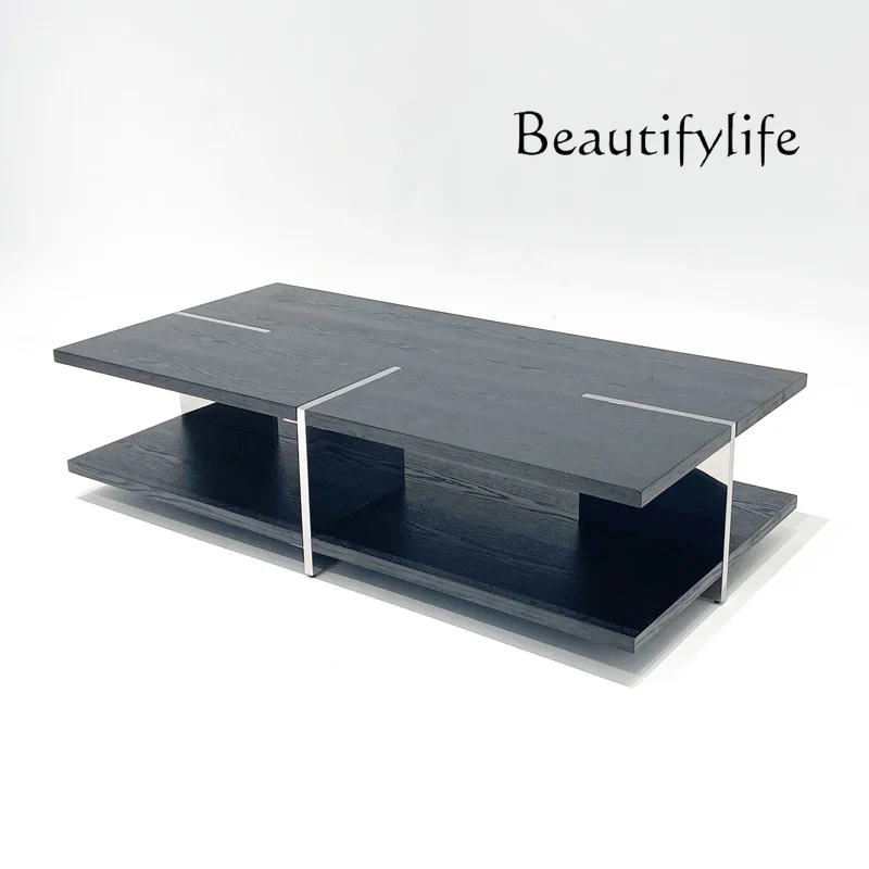 Solid Wood Coffee Table Minimalist Living Room Home Italian Rectangular Living Room Nordic Style
Solid Wood Coffee Table Minimalist Living Room Home Italian Rectangular Living Room Nordic Style