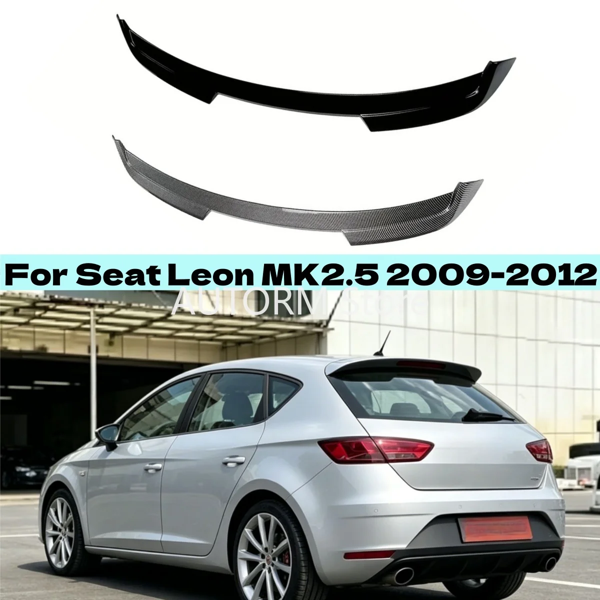 For Seat Leon MK2.5 2009 2010 2011 2012 Car Rear Trunk Lid Lip Spoiler Wings Black/Carbon Body Kit Tuning Accessories
For Seat Leon MK2.5 2009 2010 2011 2012 Car Rear Trunk Lid Lip Spoiler Wings Black/Carbon Body Kit Tuning Accessories