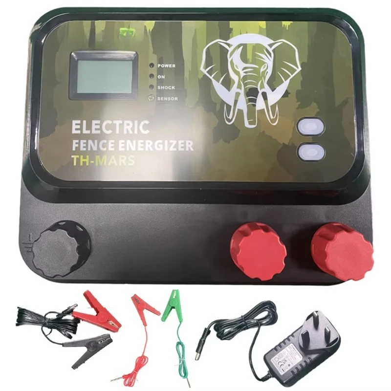 50 KM Mars 12 Joules LCD Agriculture Electric Fence Energizer for Farm Big Animals Livestock Control High Quality
50 KM Mars 12 Joules LCD Agriculture Electric Fence Energizer for Farm Big Animals Livestock Control High Quality