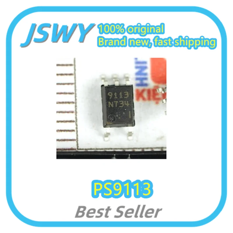 (10/50pcs) PS9113 Silkscreen 9113 SOP5 Optocoupler SMD High Speed Optocoupler Brand New Original Ships Fast Electronics
(10/50pcs) PS9113 Silkscreen 9113 SOP5 Optocoupler SMD High Speed Optocoupler Brand New Original Ships Fast Electronics