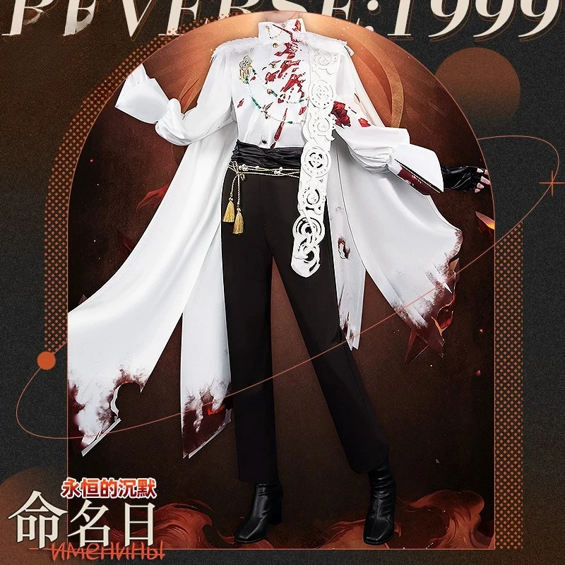 Handmade Cos Outfit: Reverse:1999 Name Day The Deathless Quiet Cosplay Costume Full Set White Black Vintage Shirt Pants HCos
Handmade Cos Outfit: Reverse:1999 Name Day The Deathless Quiet Cosplay Costume Full Set White Black Vintage Shirt Pants HCos