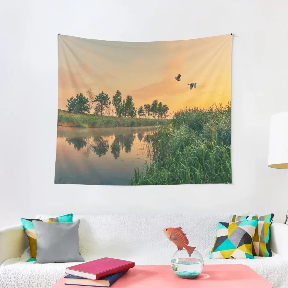 Summer dawn on a small river Tapestry Aesthetic Room Decors Wall Tapestries Tapestry
Summer dawn on a small river Tapestry Aesthetic Room Decors Wall Tapestries Tapestry