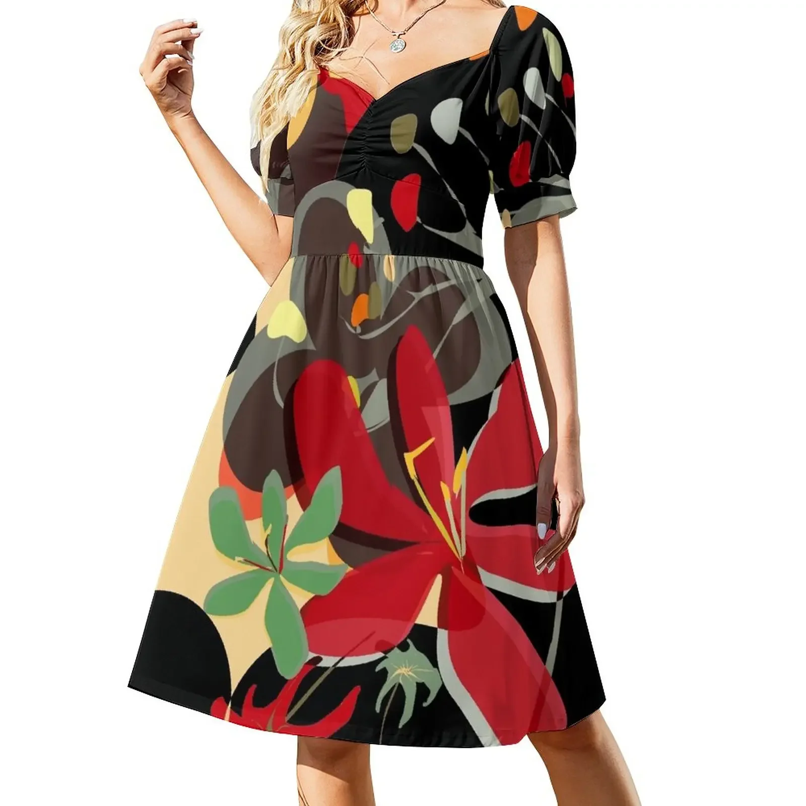 Celebration Short-Sleeved Dress Women dresses summer elegant chic women dresses promotion summer clothes
Celebration Short-Sleeved Dress Women dresses summer elegant chic women dresses promotion summer clothes