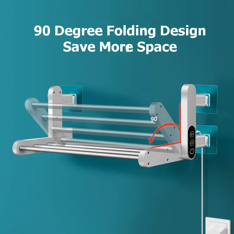 Electric Towel Rack Smart Towel Warmer Wall Mounted Folding Heated Towel Rail Shelf Warm Towel Shelf Bathroom Accessories
Electric Towel Rack Smart Towel Warmer Wall Mounted Folding Heated Towel Rail Shelf Warm Towel Shelf Bathroom Accessories