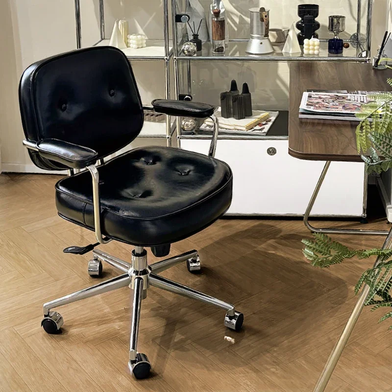 Retro Wax Computer Chair Bedroom Desk Chair Swivel Backrest Study Office Chairs Vintage Seat Silla De Oficina Krzesła 리프트업 쇼파테이블
Retro Wax Computer Chair Bedroom Desk Chair Swivel Backrest Study Office Chairs Vintage Seat Silla De Oficina Krzesła 리프트업 쇼파테이블