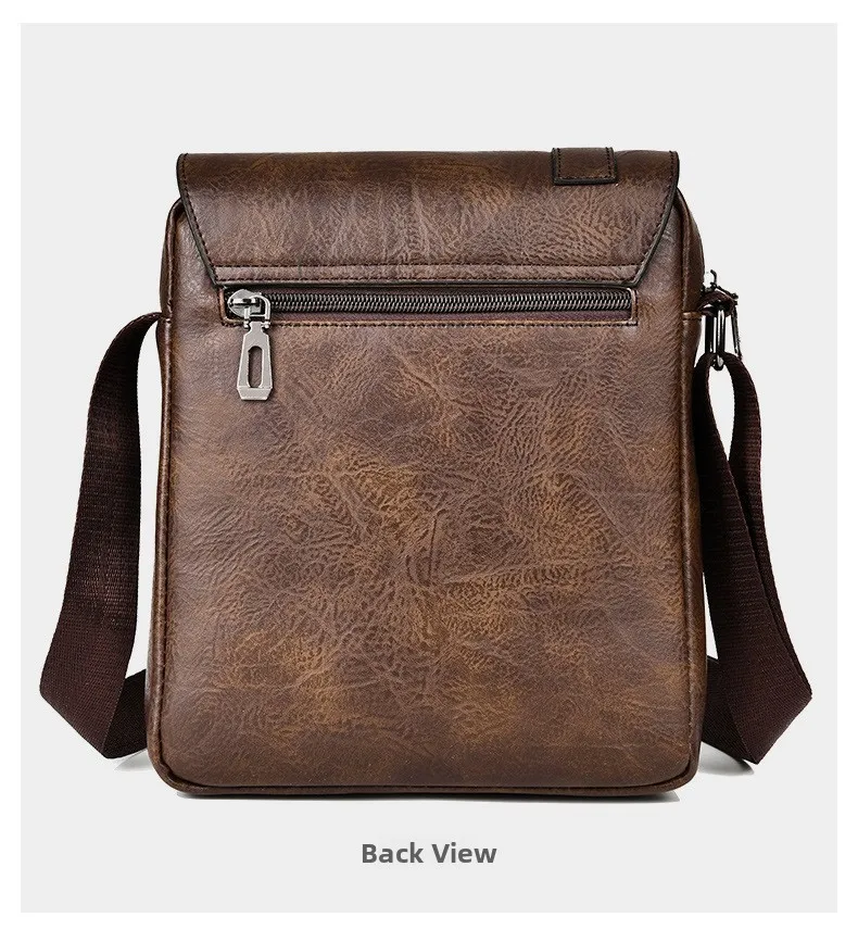 Men's Retro Casual Crossbody Bag Large Capacity Tote Bag Versatile Diagonal Hanging Bag Japanese Style Single Shoulder Bag Men's Retro Casual Crossbody Bag Large Capacity Tote Bag Versatile Diagonal Hanging Bag Japanese Style Single Shoulder Bag