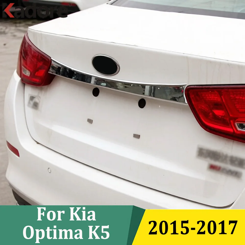 For Kia K5 Optima 2015 2016 2017 Sedan ABS Chrome Rear Back Trunk Lid Cover Trim Tail Gate Protector Car Door Gate Adornment
For Kia K5 Optima 2015 2016 2017 Sedan ABS Chrome Rear Back Trunk Lid Cover Trim Tail Gate Protector Car Door Gate Adornment