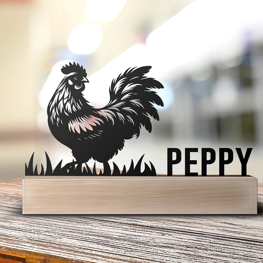 1 pc pretty Cockerel Iron Ornament Tin Plate Signs With Wood Base Symphony Decor Living Room Bedroom Removable
1 pc pretty Cockerel Iron Ornament Tin Plate Signs With Wood Base Symphony Decor Living Room Bedroom Removable