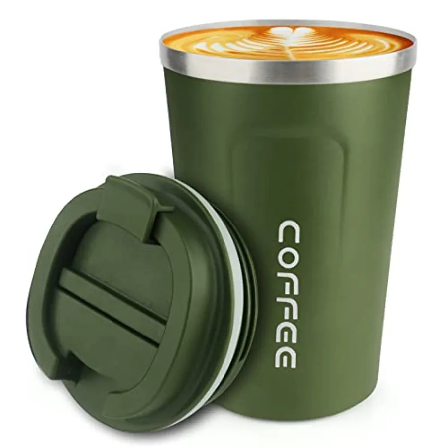 12 oz Stainless Steel Vacuum Insulated Tumbler - Coffee Travel Mug Spill Proof with Lid - coffee Cup for Keep Hot/Ice Coffee, T
12 oz Stainless Steel Vacuum Insulated Tumbler - Coffee Travel Mug Spill Proof with Lid - coffee Cup for Keep Hot/Ice Coffee, T