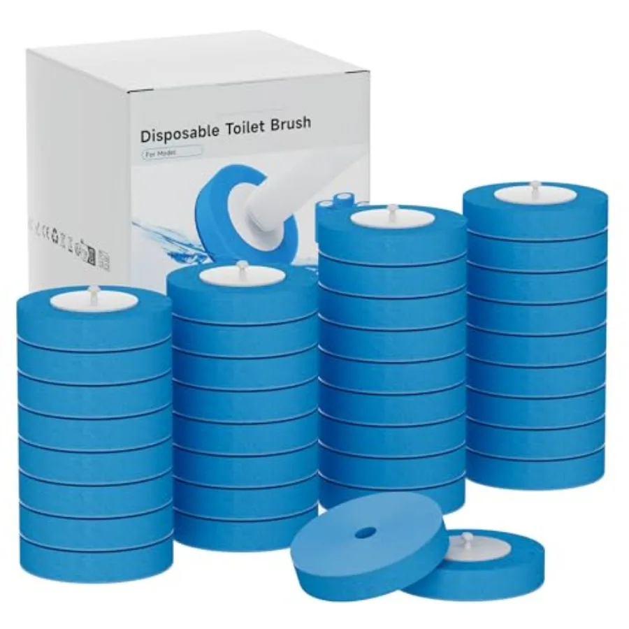 36PCS Disposable Electric Toilet Brush Heads, Toilet Cleaner Refill Pads, 3 Layer Sponge Brush with Cleaner, Wand Refills for E
36PCS Disposable Electric Toilet Brush Heads, Toilet Cleaner Refill Pads, 3 Layer Sponge Brush with Cleaner, Wand Refills for E