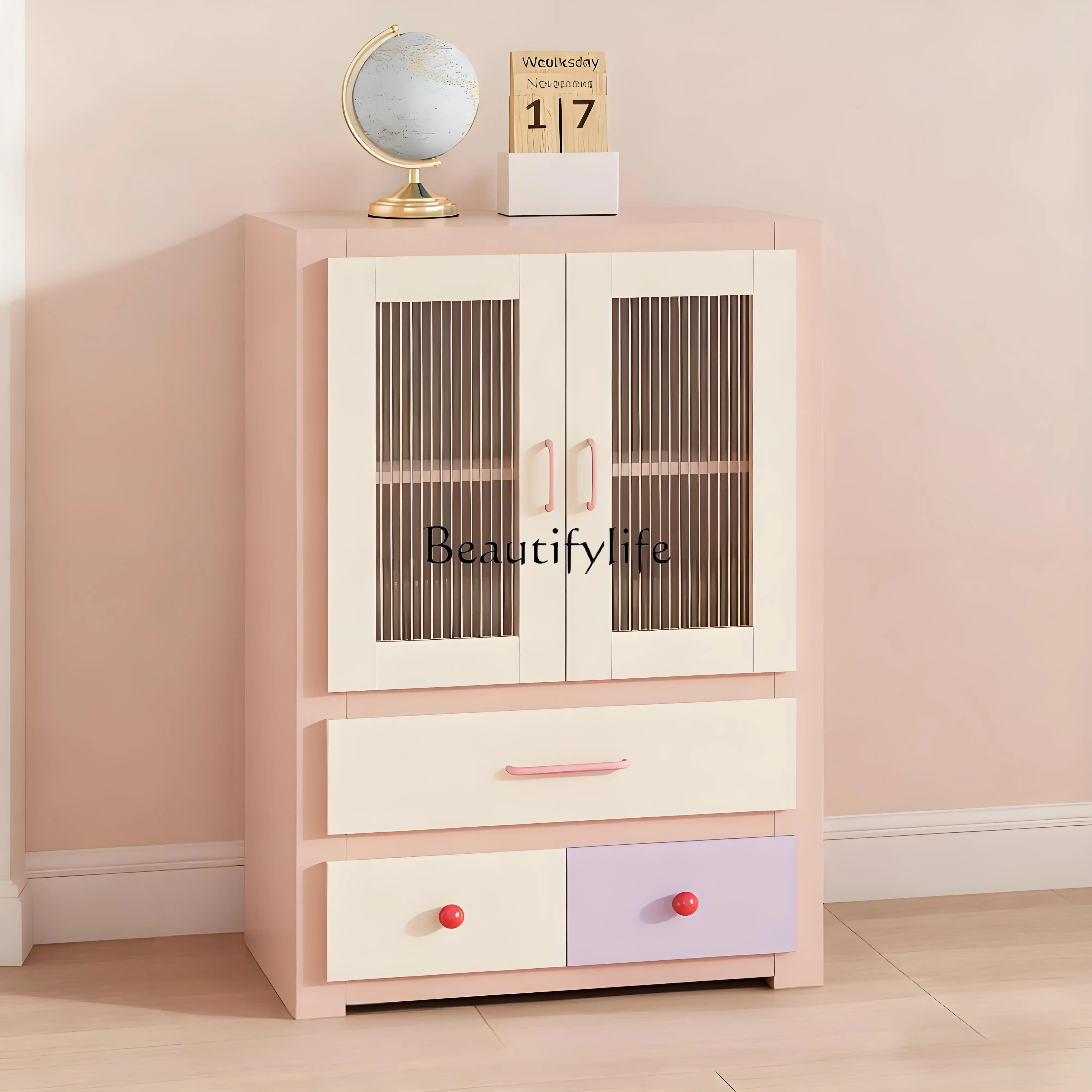 Bedroom storage cabinet Color solid wood bedside cabinet
Bedroom storage cabinet Color solid wood bedside cabinet