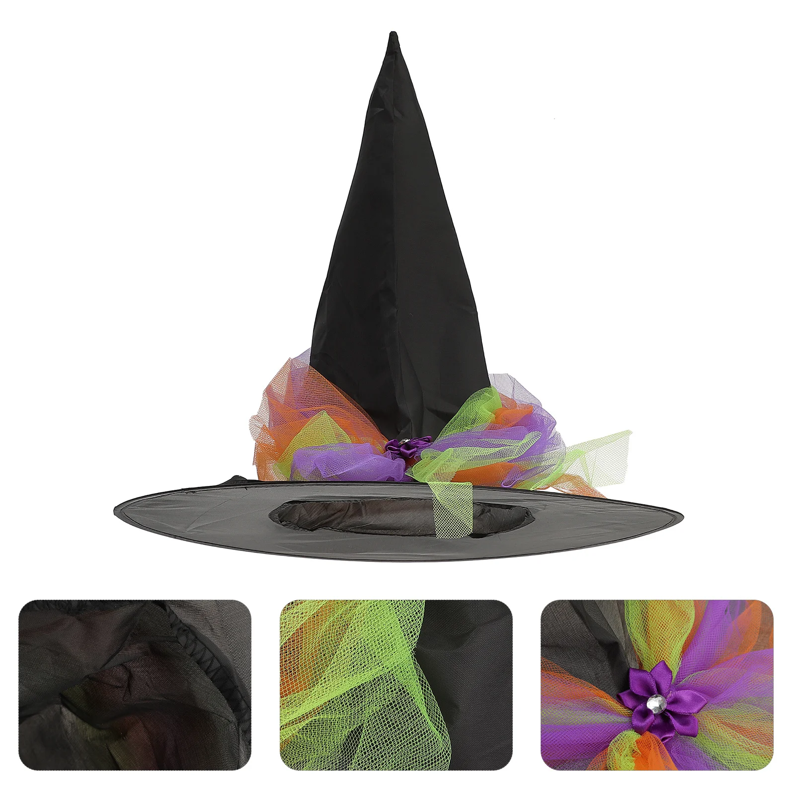Halloween Witch Hat Cosplay Costume Accessory For Women Party Masquerade Festival Beer Carnival Role Play Decor
Halloween Witch Hat Cosplay Costume Accessory For Women Party Masquerade Festival Beer Carnival Role Play Decor