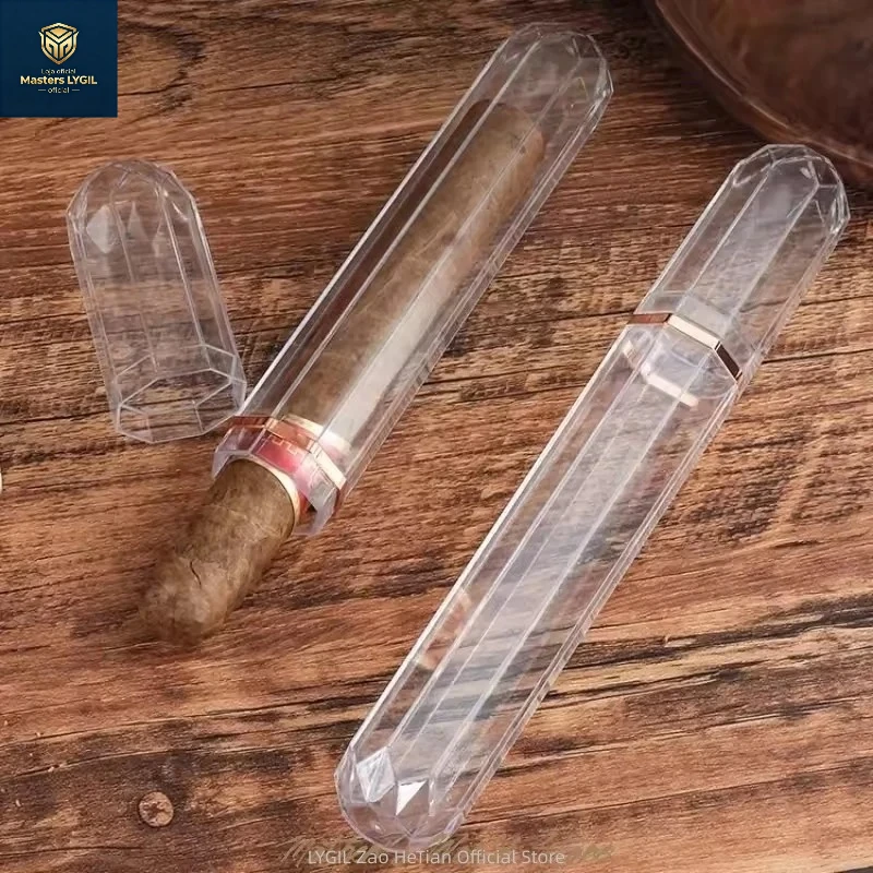 1/3/5Pcs Acrylic Travel Cigar Tube Fashion Humidor Holder Cigar Case Portable Storage Clear Storage Box Cigar Accessories
1/3/5Pcs Acrylic Travel Cigar Tube Fashion Humidor Holder Cigar Case Portable Storage Clear Storage Box Cigar Accessories