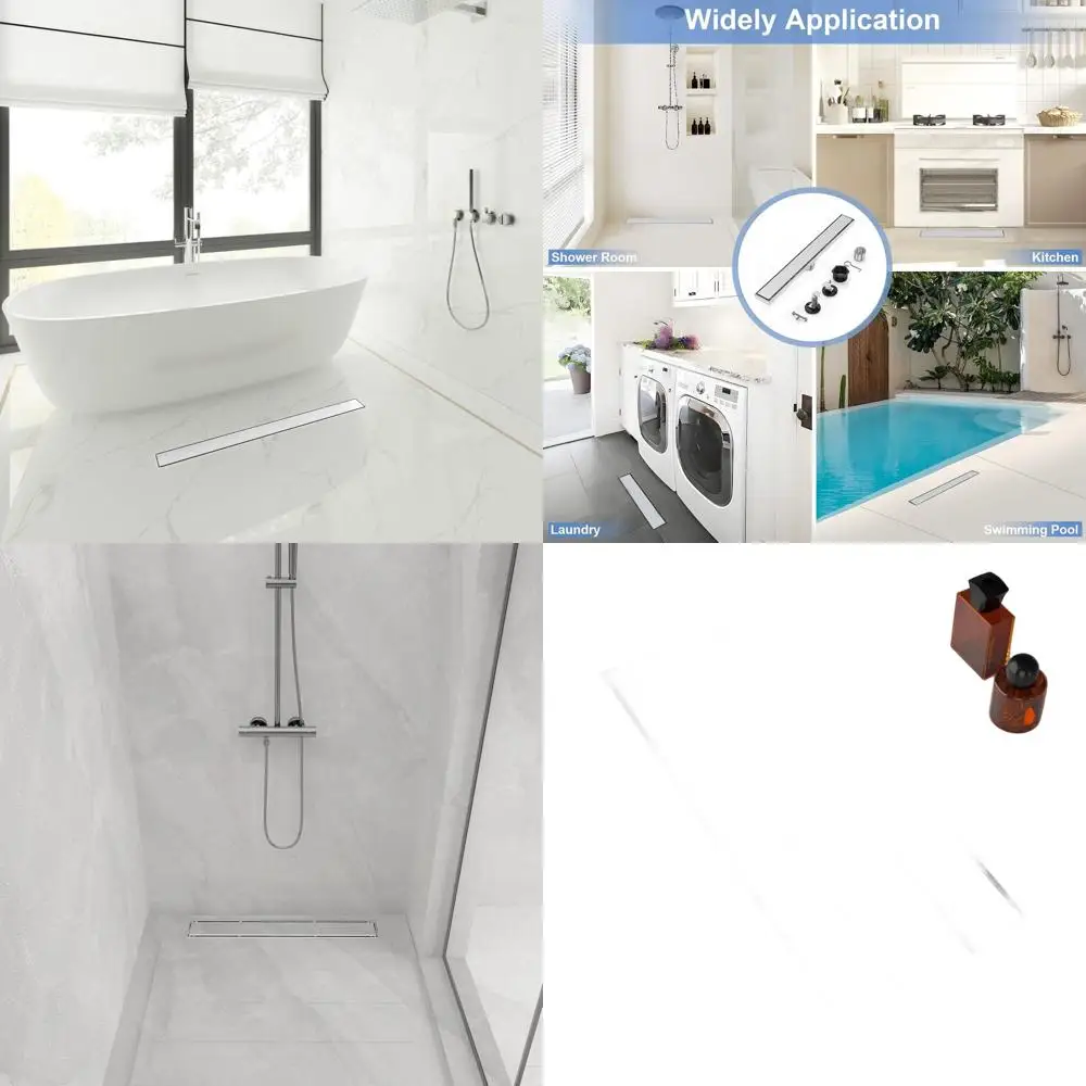 Линейный душевой трап из матового никеля (36 дюймов) с вставкой под плитку и сеткой для сбора волос для современных ванных комнат
Линейный душевой трап из матового никеля (36 дюймов) с вставкой под плитку и сеткой для сбора волос для современных ванных комнат