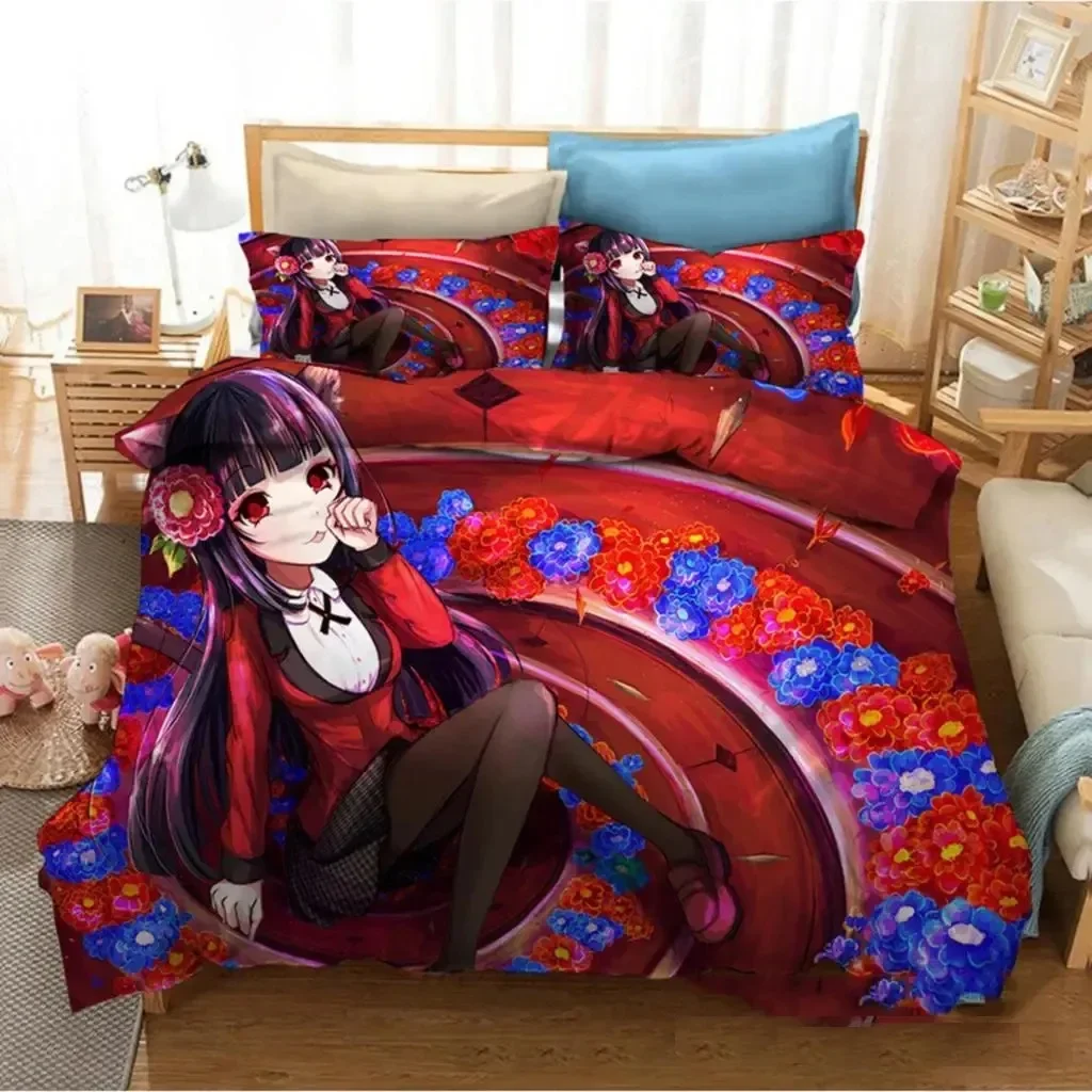 Anime Kakegurui Yumeko Jabami 3D Duvet Cover Bedding Set Comforter Linen Pillowcases Home Decor Single Double Twin King Queen
Anime Kakegurui Yumeko Jabami 3D Duvet Cover Bedding Set Comforter Linen Pillowcases Home Decor Single Double Twin King Queen