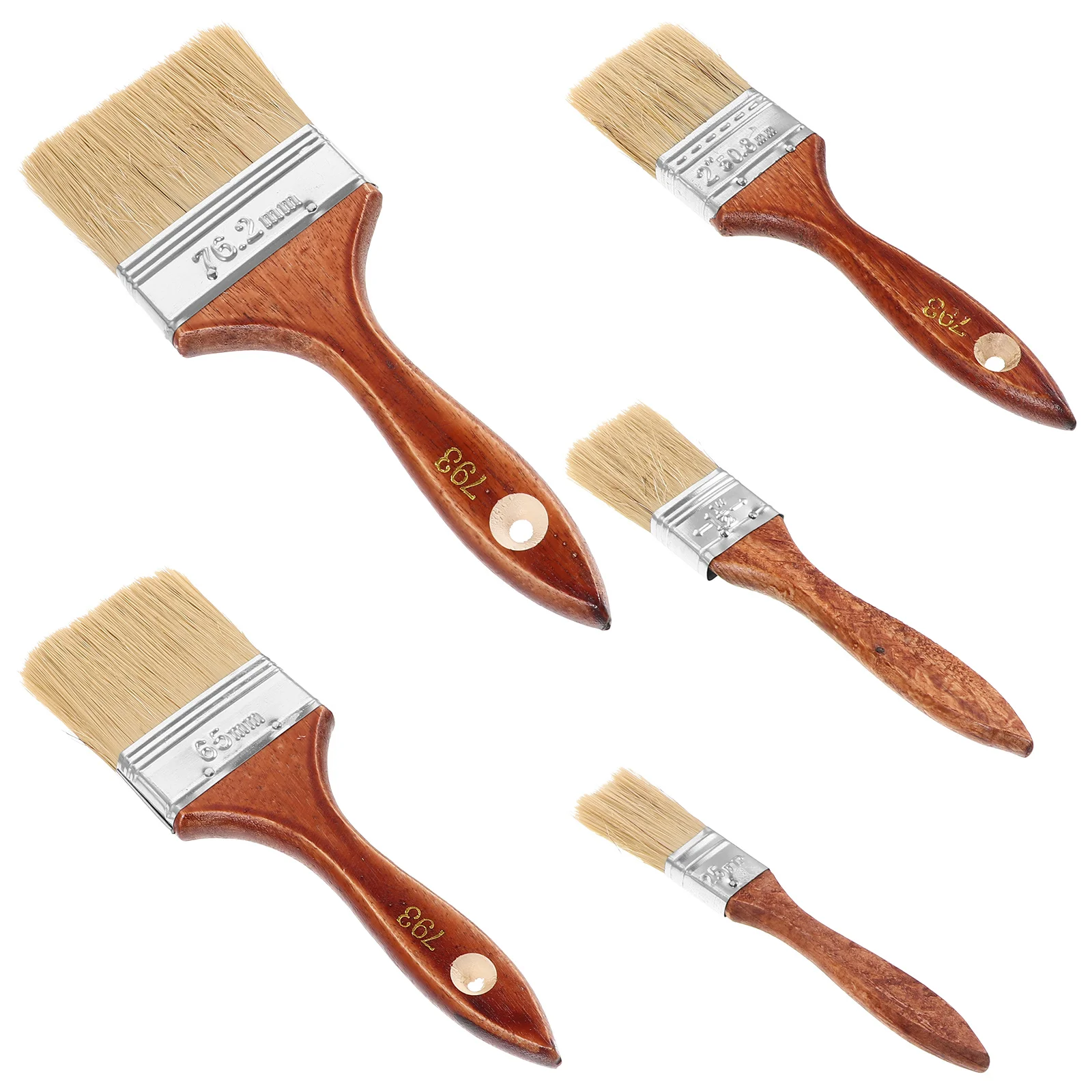 5Pcs Paint Brushes with Wooden Handle Heavy Duty Bristle Brush for Art Craft Home DIY Multi-Use Painting Wall Corner Tool
5Pcs Paint Brushes with Wooden Handle Heavy Duty Bristle Brush for Art Craft Home DIY Multi-Use Painting Wall Corner Tool