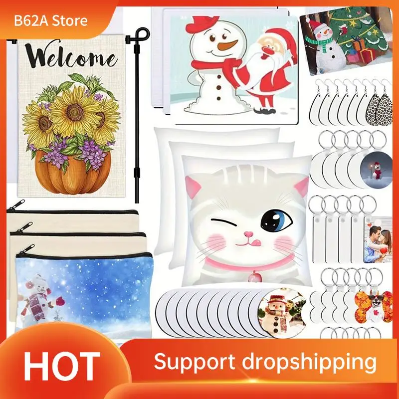 B62A 128 PCS Sublimation Blanks Products, Christmas Ornaments Crafts Sublimation Kit , DIY Heat Printing Pattern Craft
B62A 128 PCS Sublimation Blanks Products, Christmas Ornaments Crafts Sublimation Kit , DIY Heat Printing Pattern Craft
