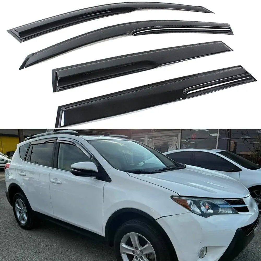 For 2013-2018 Toyota RAV4 4pcs Mugen Window Visor Vent Sun Rain Guards Deflector
For 2013-2018 Toyota RAV4 4pcs Mugen Window Visor Vent Sun Rain Guards Deflector