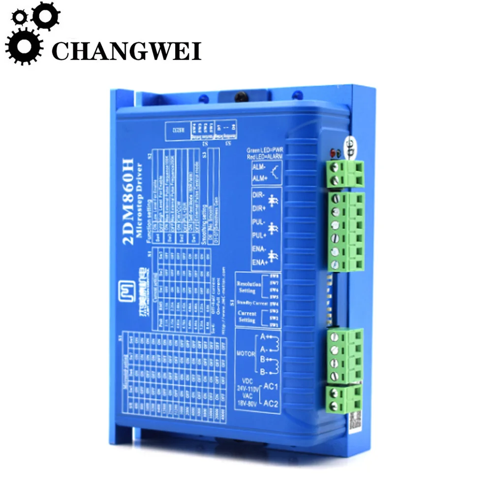 Cnc Stepper Driver 2dm860h/2dm860 Digital Stepper Motor 18-80vac Current 2.1-8.4 For Nema 34 Series Stepper Motor
Cnc Stepper Driver 2dm860h/2dm860 Digital Stepper Motor 18-80vac Current 2.1-8.4 For Nema 34 Series Stepper Motor