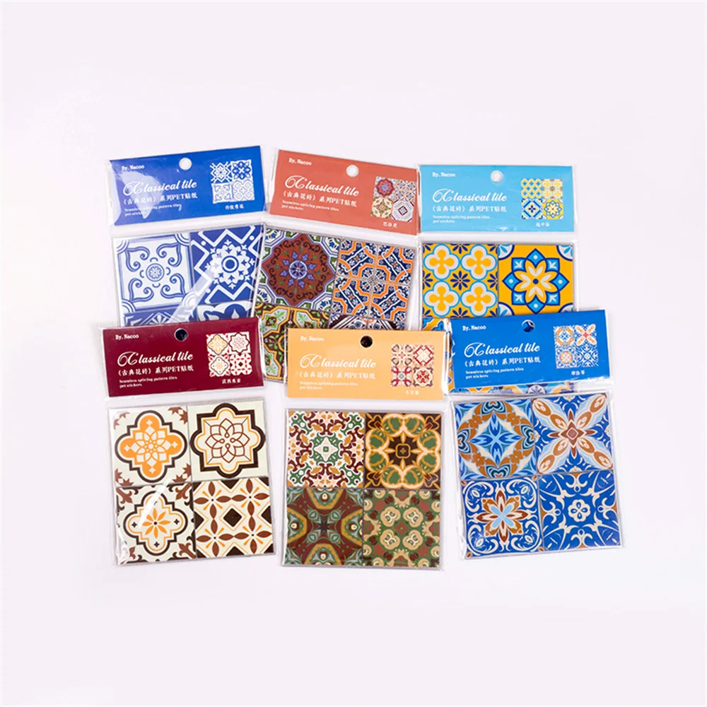 15pcs PET Decoupage Vintage Deco Making Tapes DIY Craft Classical Tile Series Diary Stickers Scrapbooking Planner Decorative
15pcs PET Decoupage Vintage Deco Making Tapes DIY Craft Classical Tile Series Diary Stickers Scrapbooking Planner Decorative