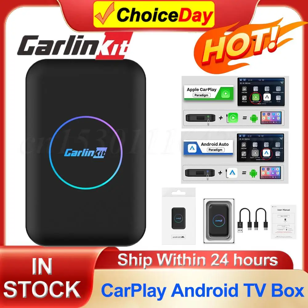 2024 CarlinKit Android 10 TV Box Wireless CarPlay Android Auto Adapter Car Multimedia Smart Ai Box Wireless CarPlay Adapter
2024 CarlinKit Android 10 TV Box Wireless CarPlay Android Auto Adapter Car Multimedia Smart Ai Box Wireless CarPlay Adapter