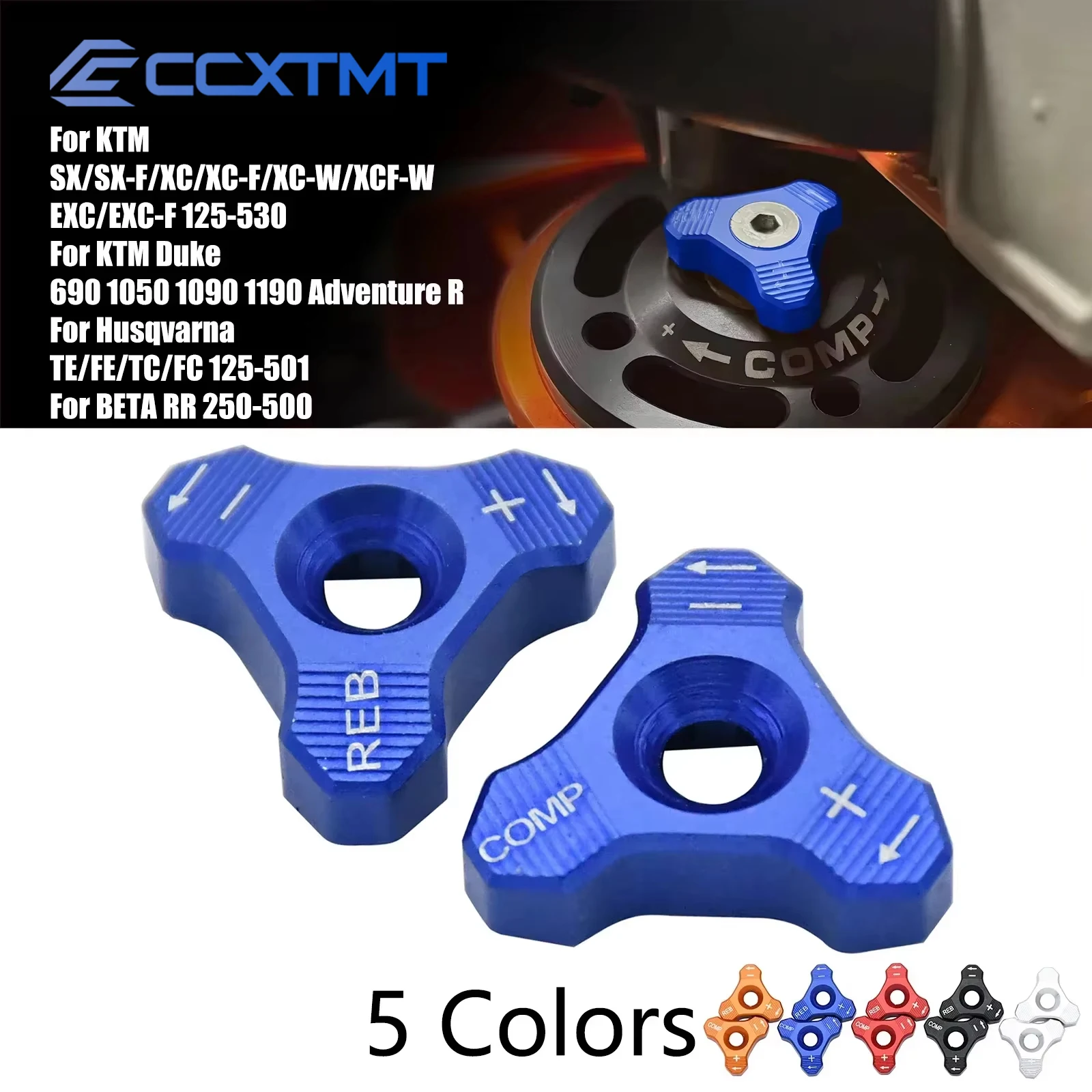Motorcycle 48mm Front Shock Absorber Adjuster Bolt For Husqvarna FC FE TC TE For Beta RR 250 300 350 400 430 450 480 498 500 520
Motorcycle 48mm Front Shock Absorber Adjuster Bolt For Husqvarna FC FE TC TE For Beta RR 250 300 350 400 430 450 480 498 500 520