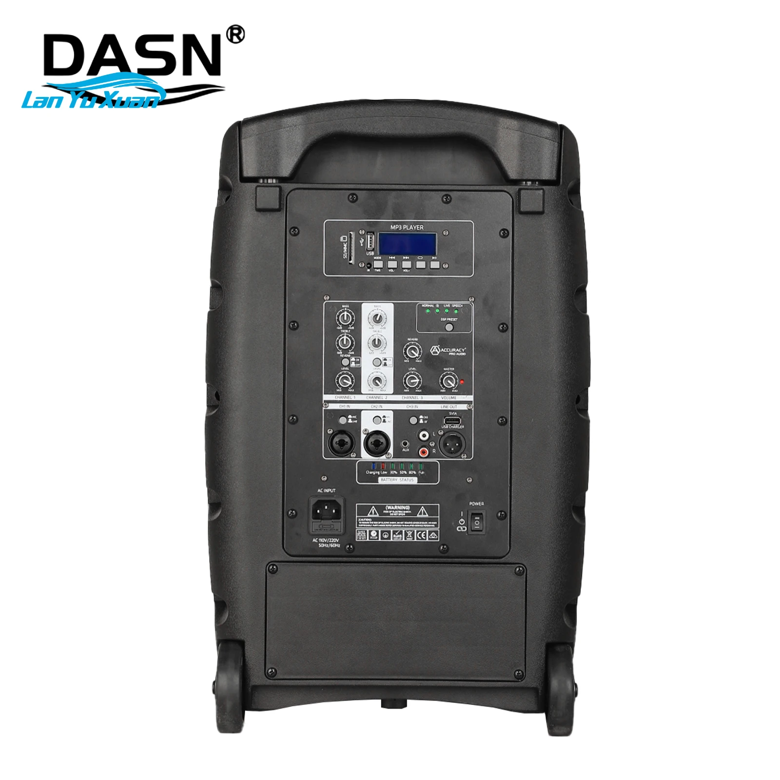 DNC12DDM 12 Inch 800W DSP Professional Active Plastic Portable Battery PA Speaker with Wireless Microphone Wheels Tie Rod
DNC12DDM 12 Inch 800W DSP Professional Active Plastic Portable Battery PA Speaker with Wireless Microphone Wheels Tie Rod