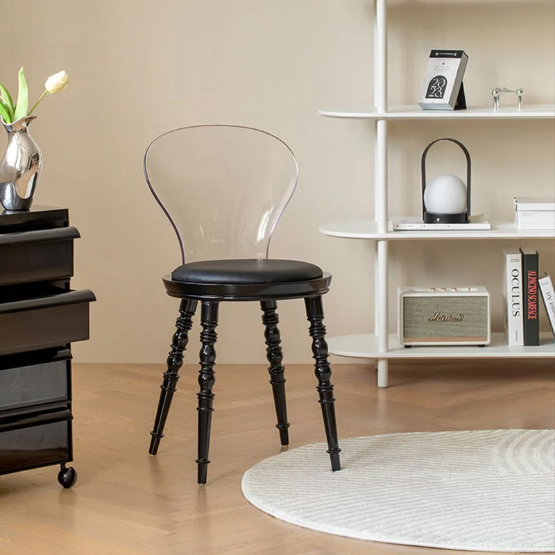 Nordic restaurant furniture French chair simple balcony modern dining chair light luxury acrylic dining table and chairs
Nordic restaurant furniture French chair simple balcony modern dining chair light luxury acrylic dining table and chairs