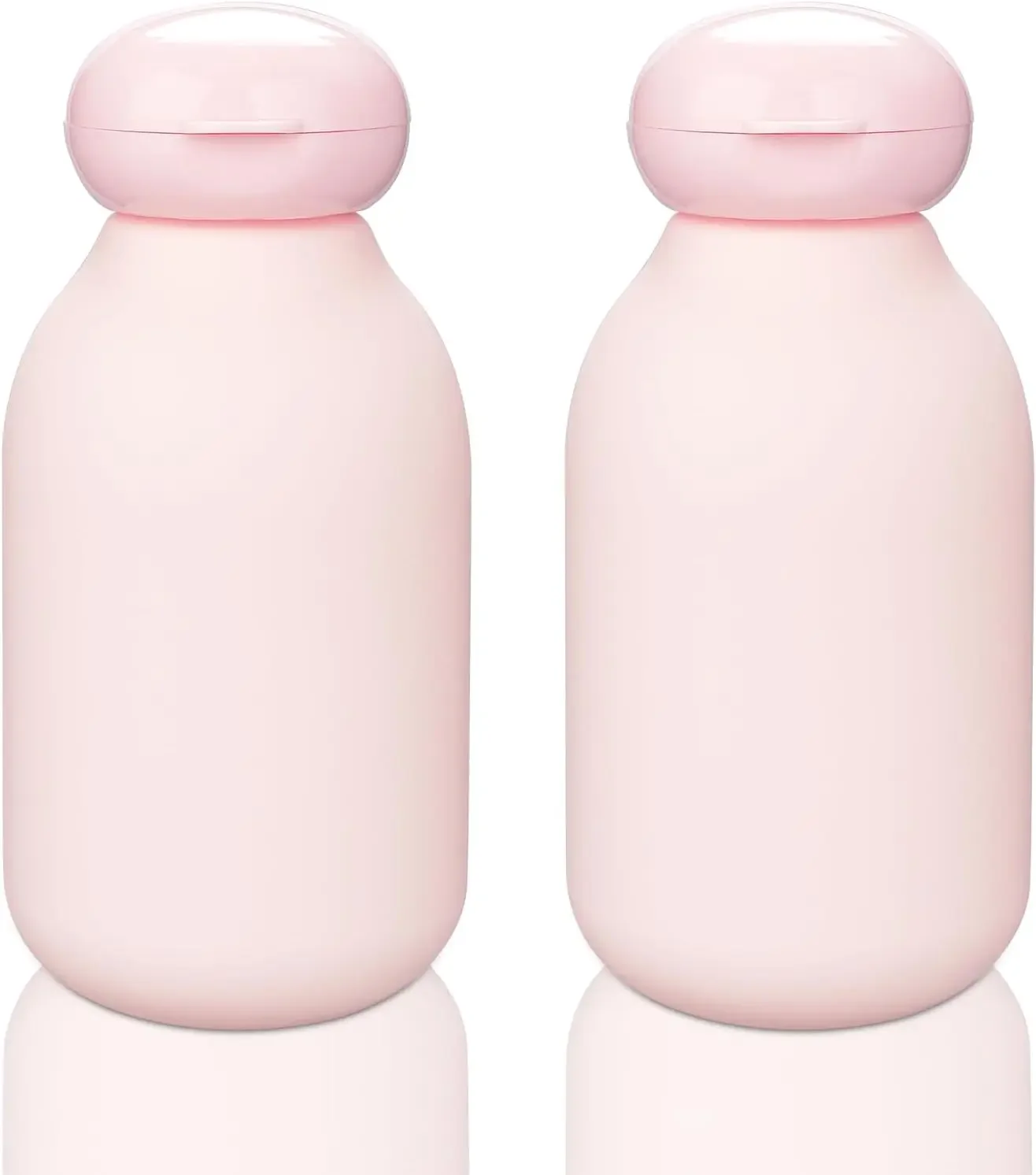 Pink Refillable Travel Bottles 2-Pack, 3.4 oz/100ml, Flip Cap Toiletry Containers for Shampoo & Conditioner
Pink Refillable Travel Bottles 2-Pack, 3.4 oz/100ml, Flip Cap Toiletry Containers for Shampoo & Conditioner