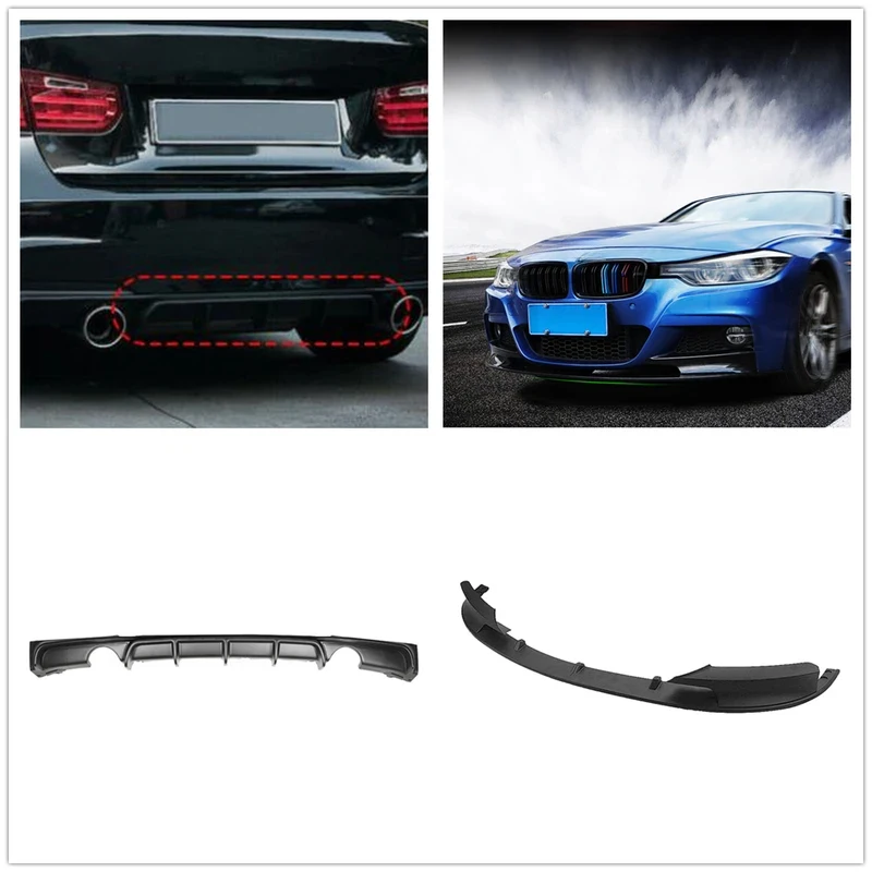 Wholesale Front Bumper Lip & Rear Diffuser Combo Kit Fit 2012-2018 F30 F31 3 Series 320i 328i Car Aero Mod Parts
Wholesale Front Bumper Lip & Rear Diffuser Combo Kit Fit 2012-2018 F30 F31 3 Series 320i 328i Car Aero Mod Parts