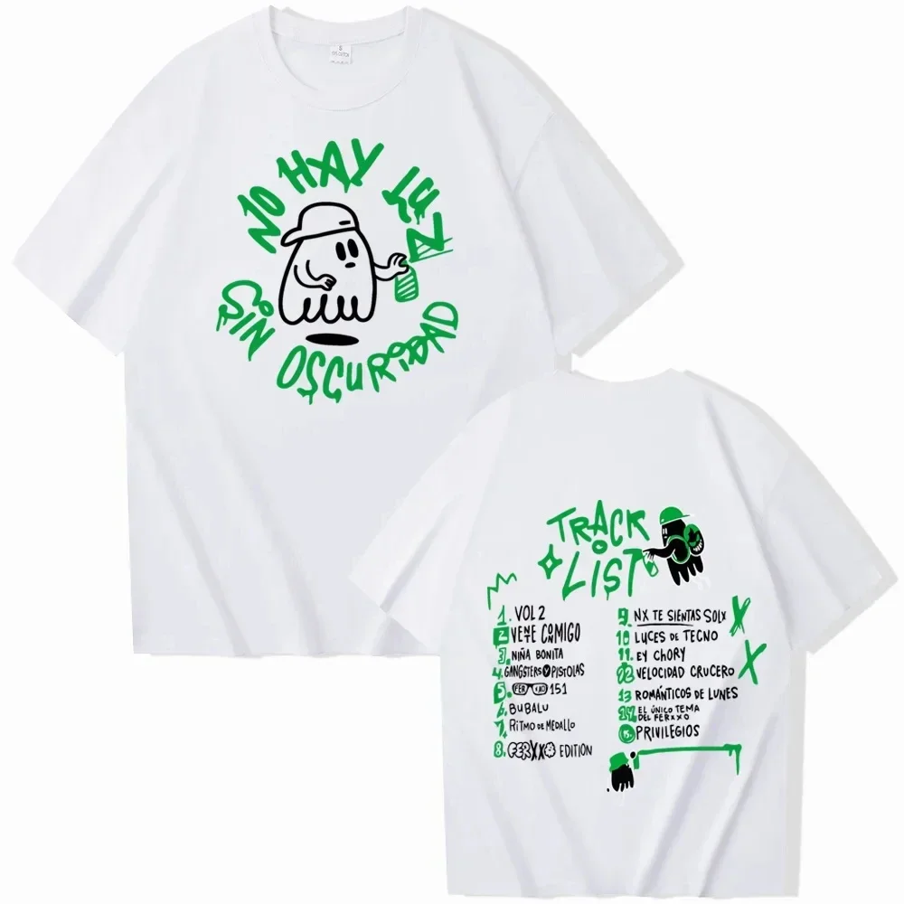 Camiseta de manga curta masculina и женская обувь из моды redonda, camisas de algodão estampadas, moda Feid Ferxxo,지 esteja
Camiseta de manga curta masculina и женская обувь из моды redonda, camisas de algodão estampadas, moda Feid Ferxxo,지 esteja