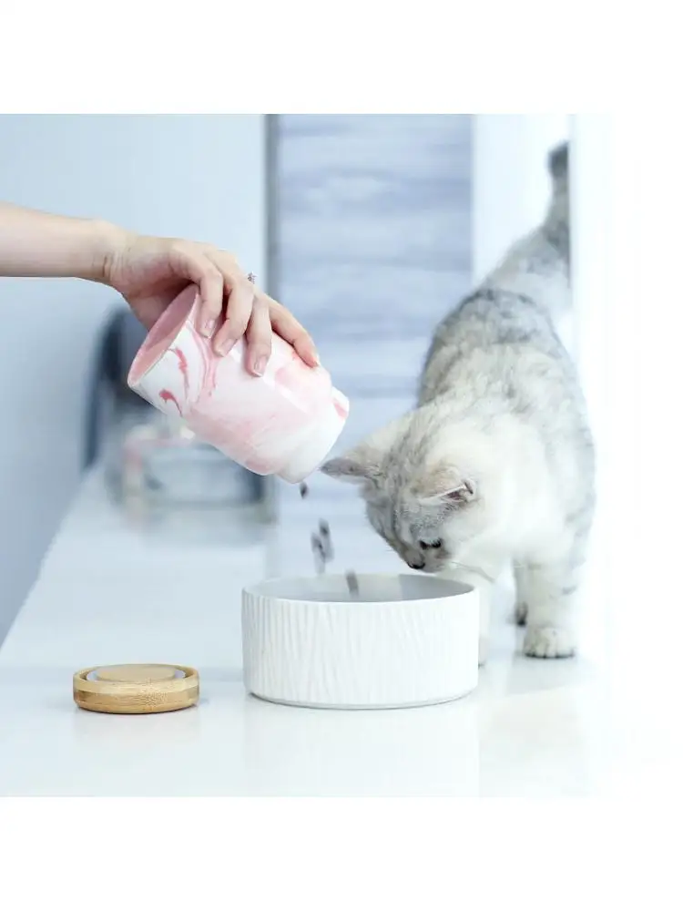 Ceramic dog food bucket, cat food bucket, pet snack can, moisture-proof pet ceramic food bucket, pet supplies
Ceramic dog food bucket, cat food bucket, pet snack can, moisture-proof pet ceramic food bucket, pet supplies