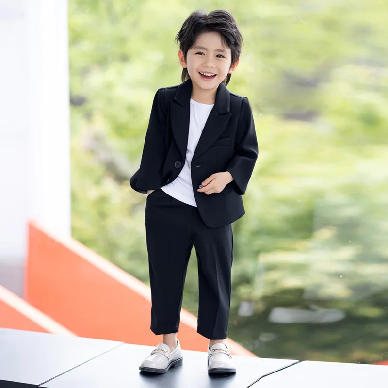 Baby Boys Birthday Suits Black Casual Kids Piano Performance Costume Autumn School Children Blazers Clothes Set 1 To 12 Years
Baby Boys Birthday Suits Black Casual Kids Piano Performance Costume Autumn School Children Blazers Clothes Set 1 To 12 Years