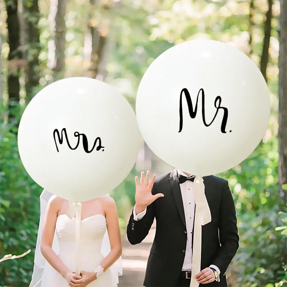 2Pcs 36 Inches Mr Mrs Latex Balloons Elegant Wedding Decorations for Memorable Celebrations Latex Balloon Wedding Balloon
2Pcs 36 Inches Mr Mrs Latex Balloons Elegant Wedding Decorations for Memorable Celebrations Latex Balloon Wedding Balloon