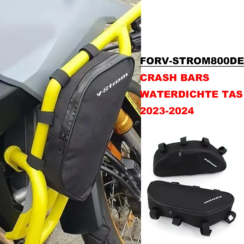 For V-Strom 800 DE Original Bumper Repair Tool Placement Bag FOR Suzuki V-Strom800DE 2023-2024 Frame Crash Bars Waterproof Bag
For V-Strom 800 DE Original Bumper Repair Tool Placement Bag FOR Suzuki V-Strom800DE 2023-2024 Frame Crash Bars Waterproof Bag