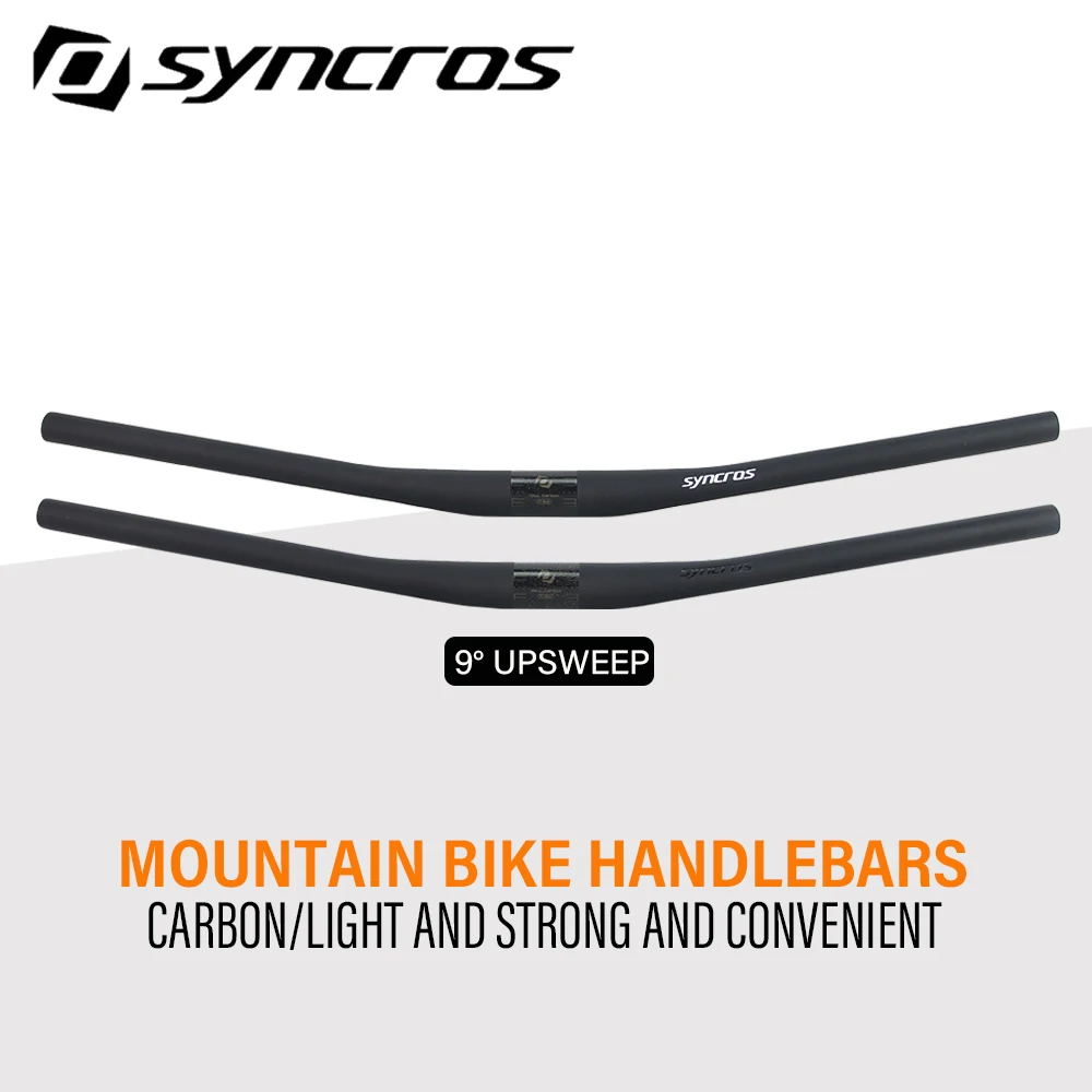 Syncros-9 degree carbon fiber handlebar matte black/680/700/720/740mm bicycle handlebar diameter 31.8mm mountain bike handlebar
Syncros-9 degree carbon fiber handlebar matte black/680/700/720/740mm bicycle handlebar diameter 31.8mm mountain bike handlebar