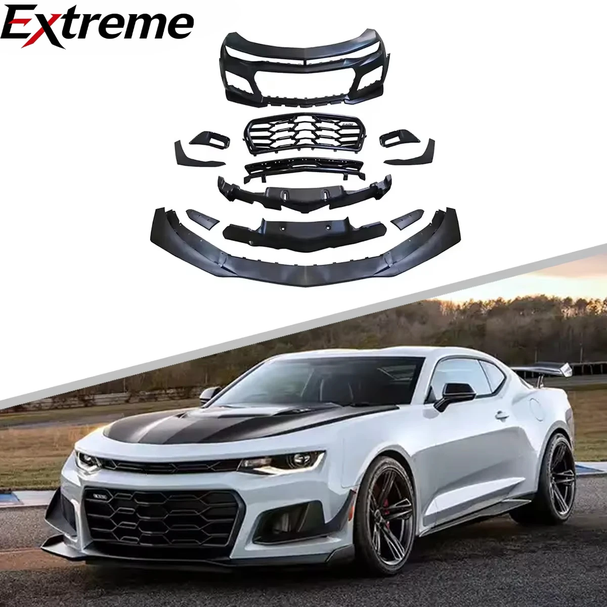 1LE Style Auto Parts Body Kit Front Bumper Lip Car Bumper Body Kit for Chevrolet Camaro 2016-2018
1LE Style Auto Parts Body Kit Front Bumper Lip Car Bumper Body Kit for Chevrolet Camaro 2016-2018